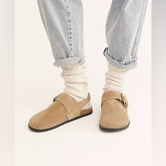 Free People Shoes - Free People Slip On Taupe Clog